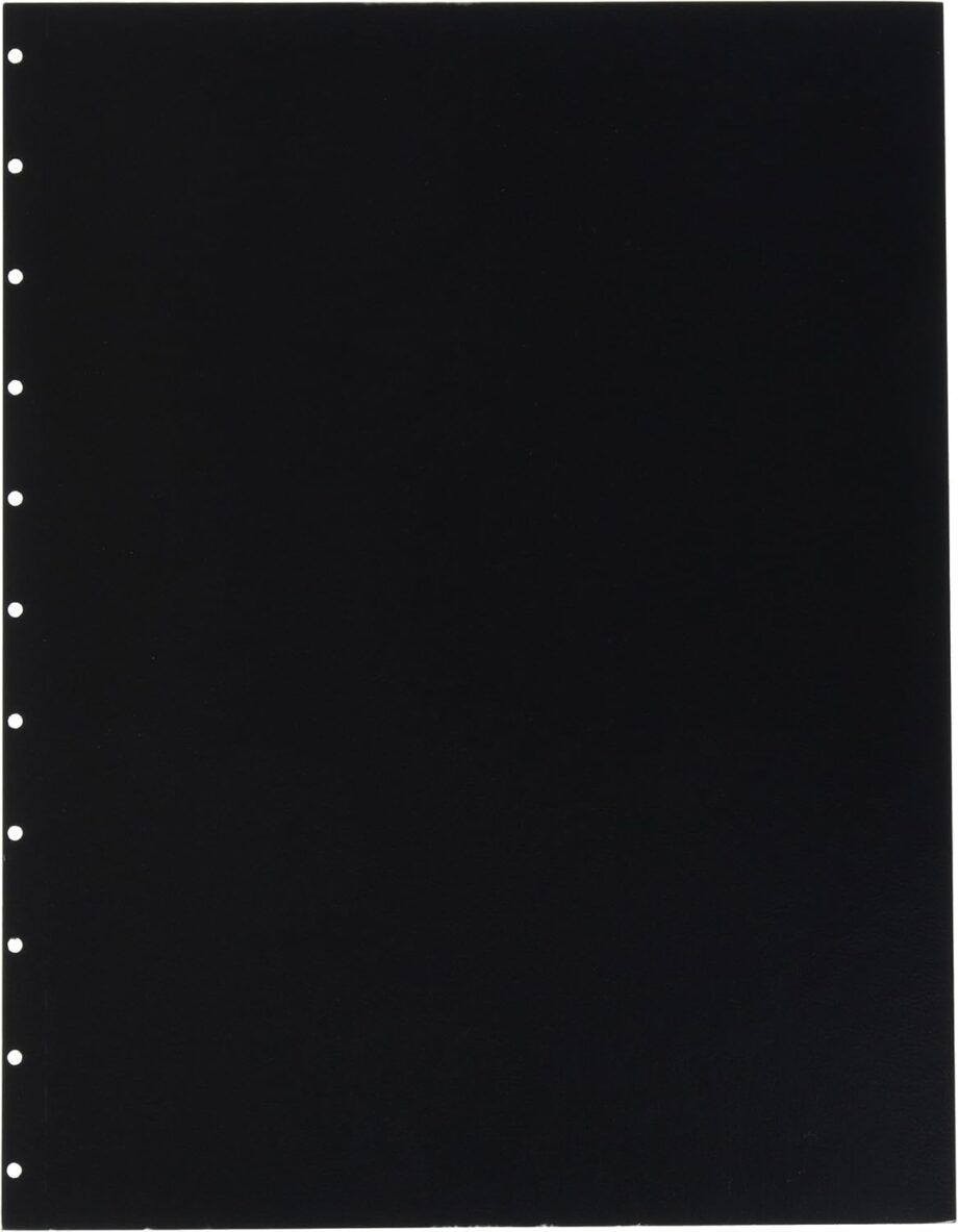 GBC - COVER, LEATHER LOOK, REGENCY,BLACK