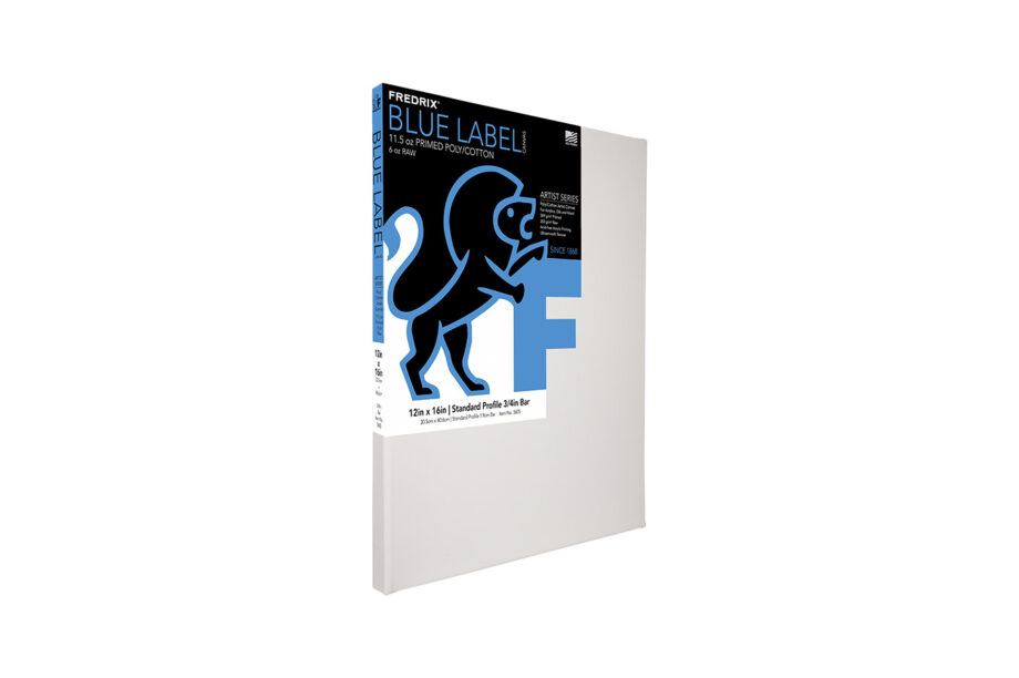 TARA / FREDRIX - ARTIST SERIES BLUE LABEL ULTRASMOOTH 11.5 OZ. ACRYLIC PRIMED STRETCHED POLY/COTTON CANVAS - 16" X 20"