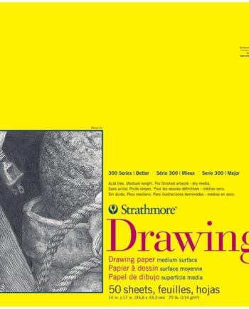STRATHMORE - DRAWING PAPER PAD 300 SERIES - 14 X 17