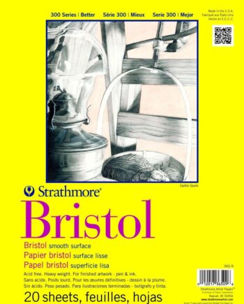 STRATHMORE - BRISTOL PAPER PAD SERIES 300 SMOOTH - 9 X 12
