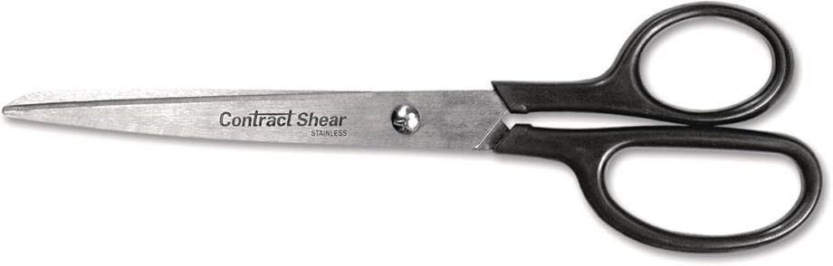 ACME - SHEARS, 8", STRAIGHT, CONTRACT, BLACK