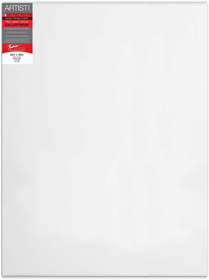 TARA / FREDRIX - GALLERY WRAP STRETCHED CANVAS, COTTON, 36" X48"