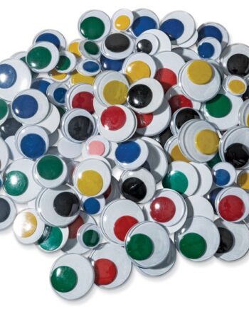 CREATIVITY STREET - JUMBO WIGGLE EYS - ASSORTED SIZE AND COLOR