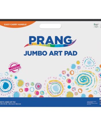 PRANG - JUMBO ART PAPER PAD - WHITE - 22" X 16"